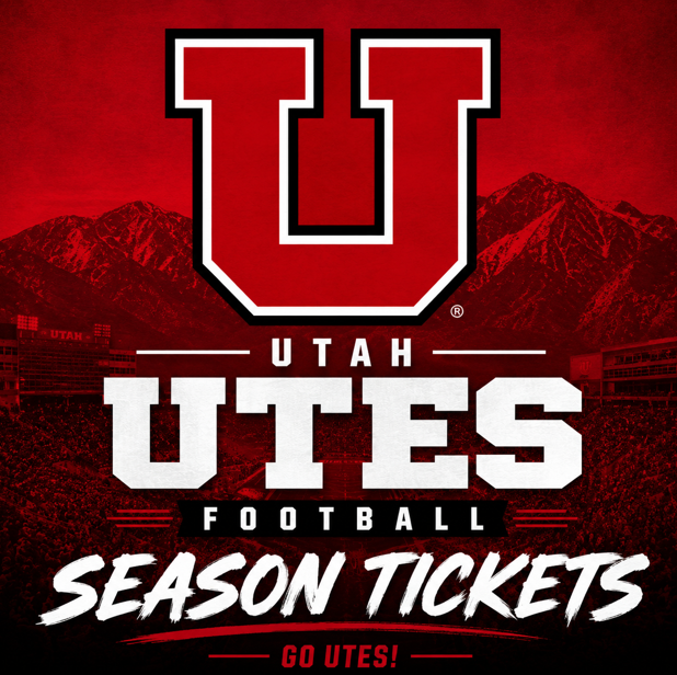 4 Utah Football Season tickets - Red Zone