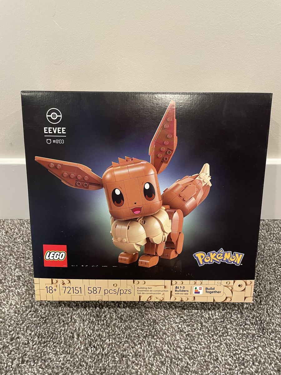 LEGO Pokemon Eevee #0133 Building Set - 587 Pcs - New, Sealed Box