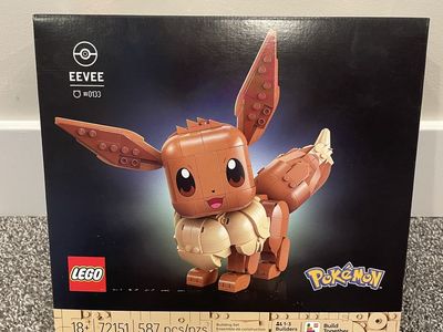 LEGO Pokemon Eevee #0133 Building Set - 587 Pcs - New, Sealed Box