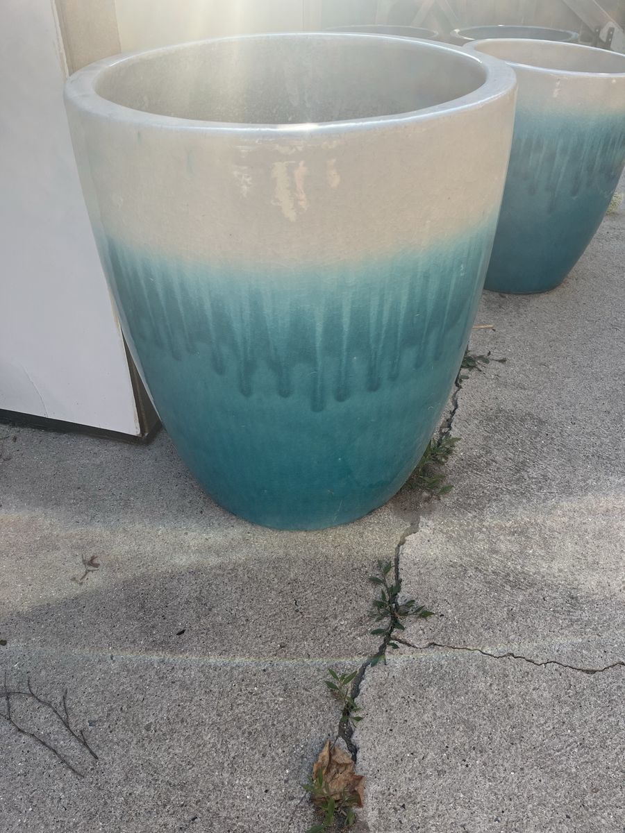 Planters glazed ceramic