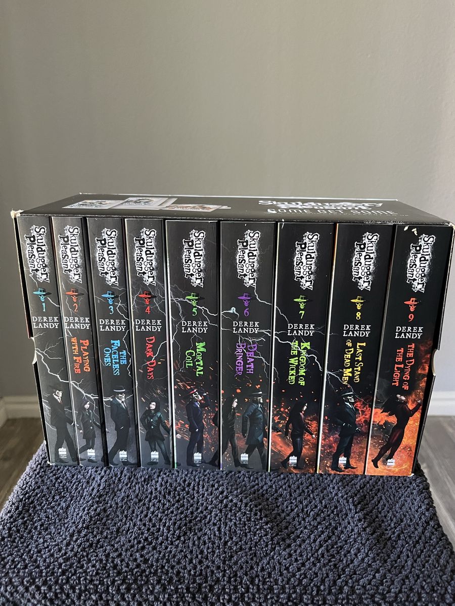 Skulduggery Pleasant by Derek Landy: Books 1-9 Set - Ages 11+ - Paperback