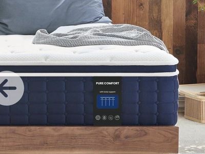 New! Twin 12in Hybrid Mattress with CertiPUR foam