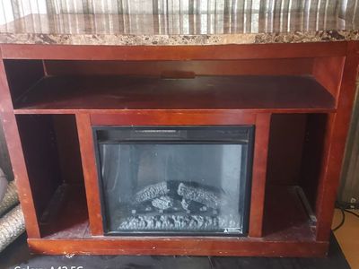 Heater Fireplace / TV stand