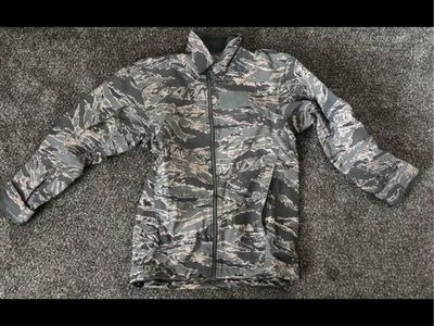 Massif Flame Resistant USAF ABU Camo Soft Shell Jacket Size Small Made in USA