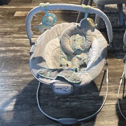 Baby Bouncer And Tummy Time Mat