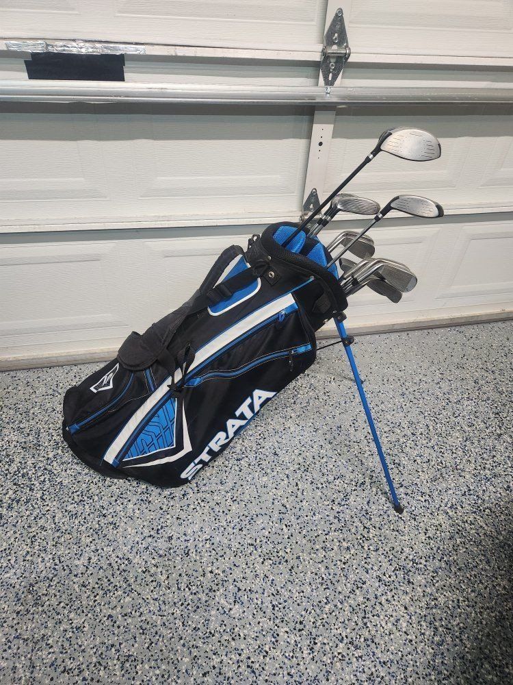 Strata Golf Club Set with Bag - Full Set for Men's Right-Handed Players