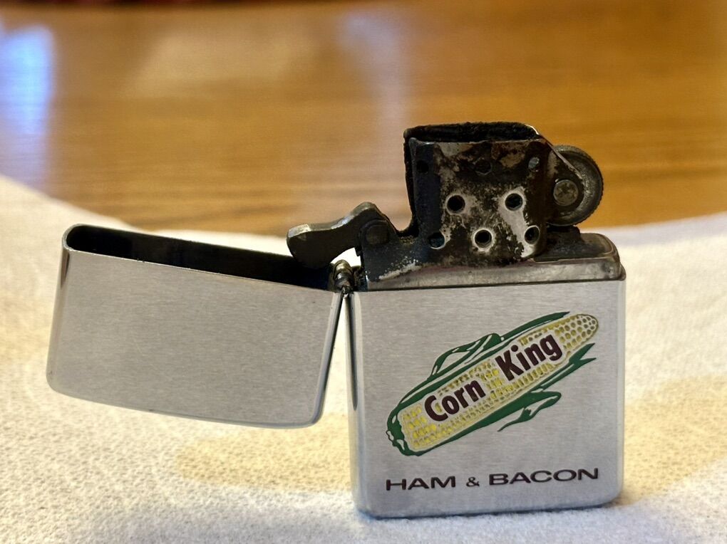 Vintage ZIPPO Lighter CORN KING