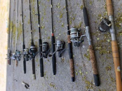fishing rod and reeks for sell