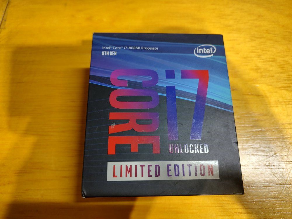 Intel i7-8086k CPU