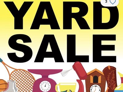 Community yard sale. 626 E Clearwater Dr, Layton. Saturday June 6