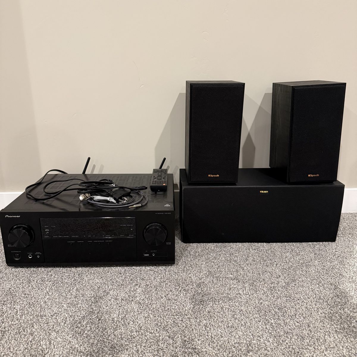 Pioneer AVR + Klipsch Speaker Bundle