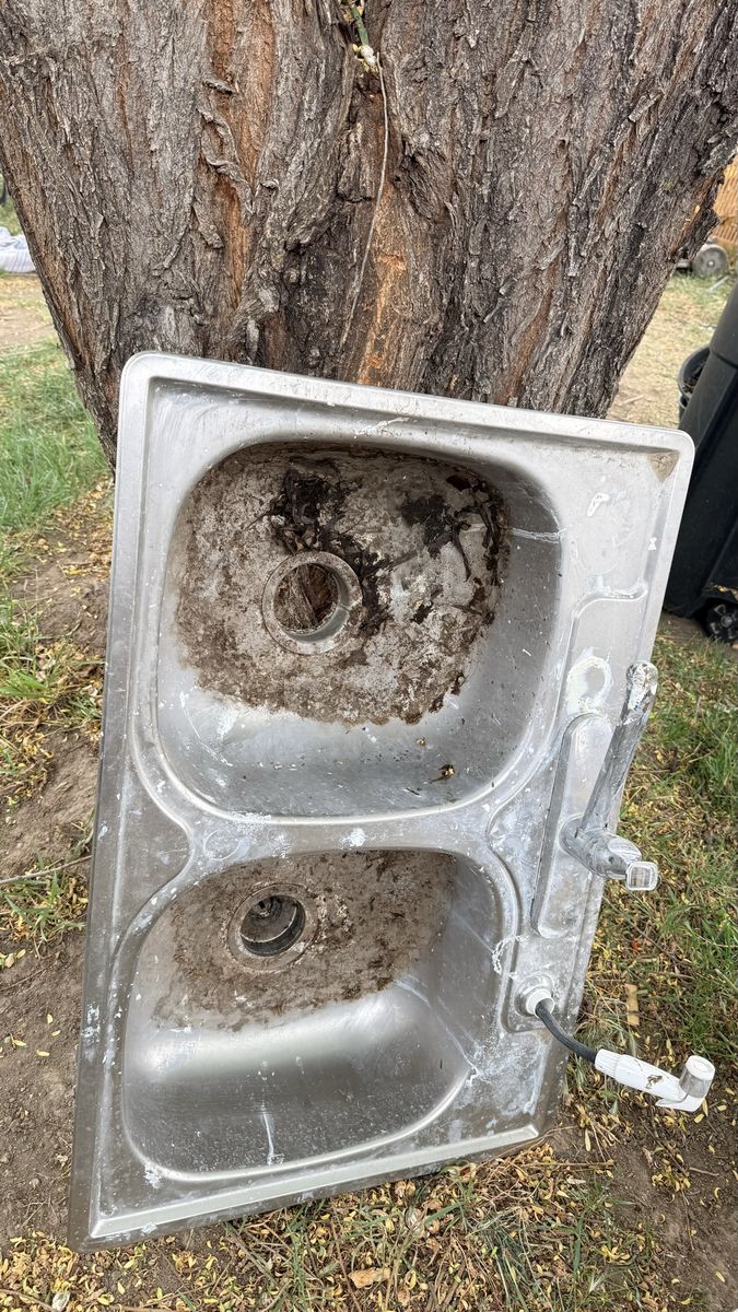 Double kitchen sink