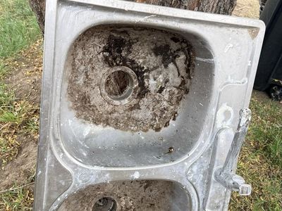 Double kitchen sink