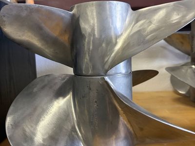 Volvo Penta Duoprop F6 Front 3851476 and F6 Rear 3851466 Stainless Steel Boat Propeller Set prop props propellers