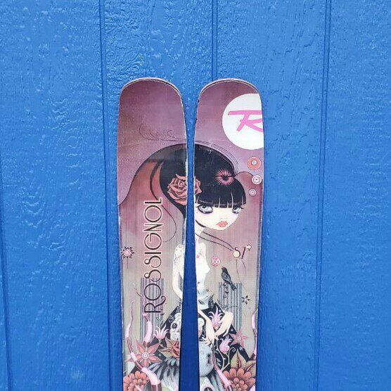 Women's Rossignol 168 cm Powder Fat Skis Bindings