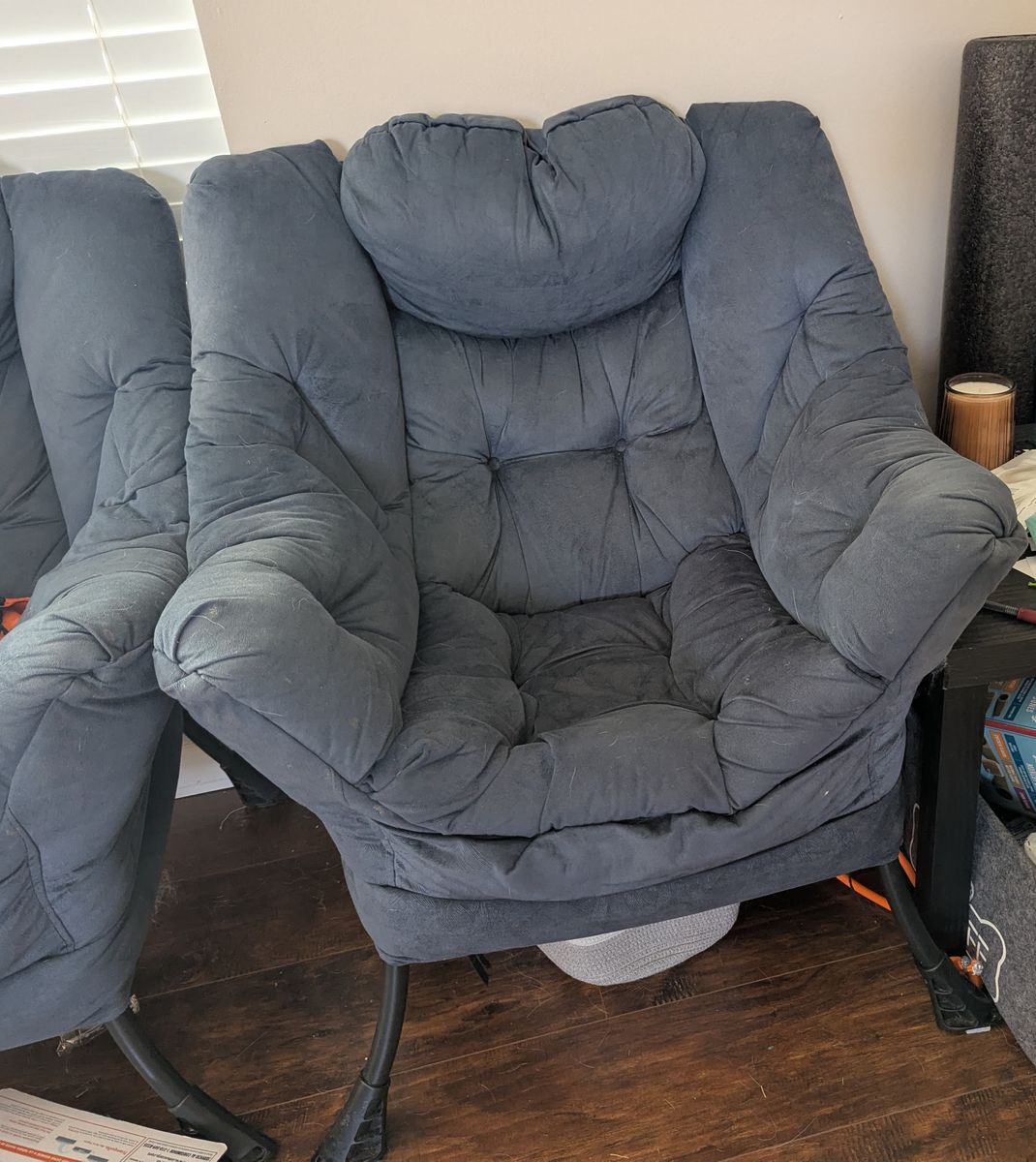 Set of 2 Fabric Chairs
