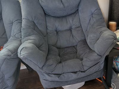 Set of 2 Fabric Chairs