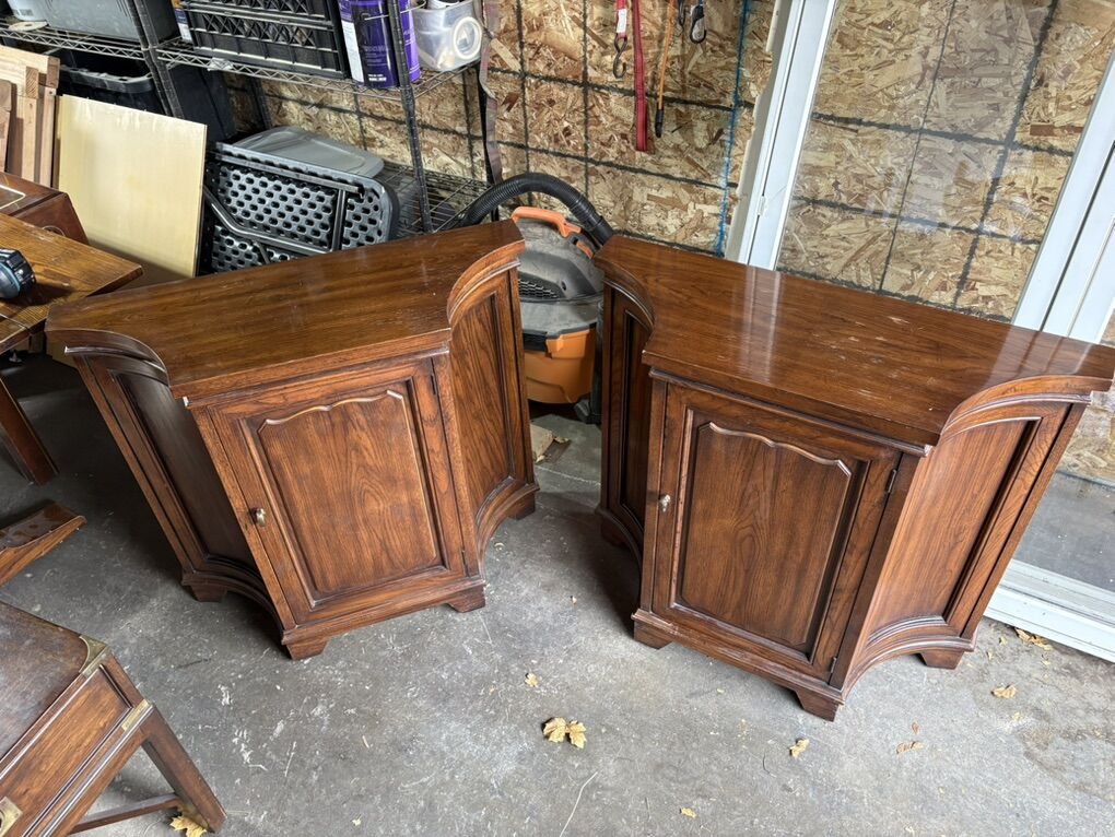 Two Side Tables/cabinets