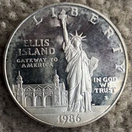 90% Silver Statue Of Liberty U.S. Dollar