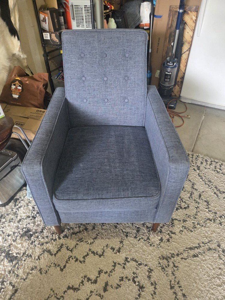 Small Blue Recliner