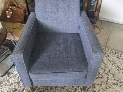 Small Blue Recliner