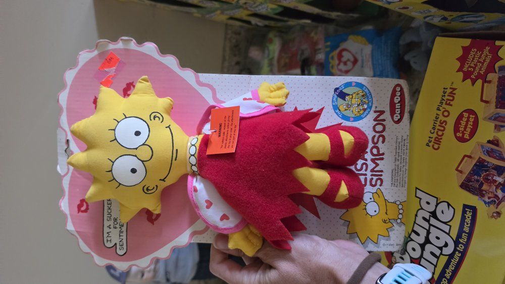 Vintage Lisa Simpson Rag Doll Dan Dee 1990 The Sim