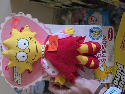 Vintage Lisa Simpson Rag Doll Dan Dee 1990 The Sim