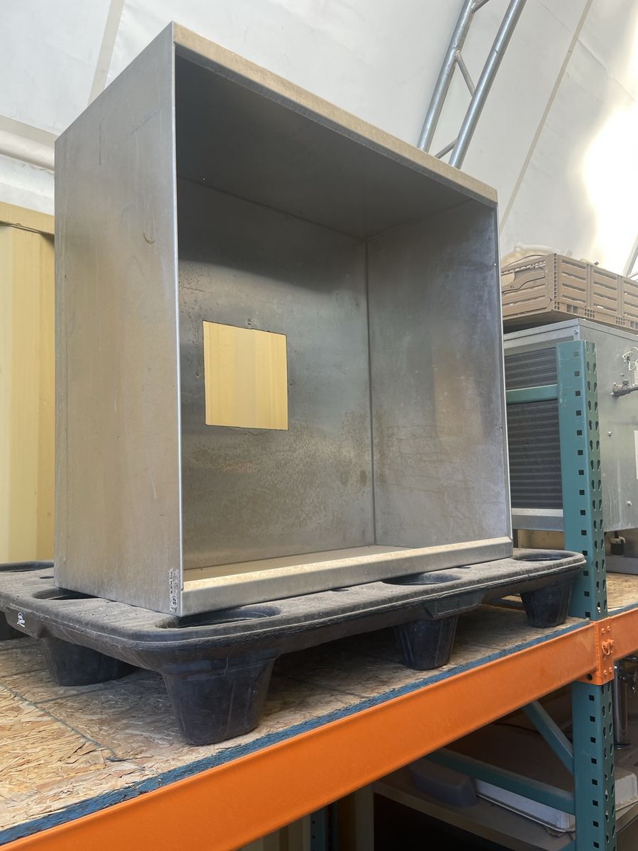 30x30 stainless steel hood.