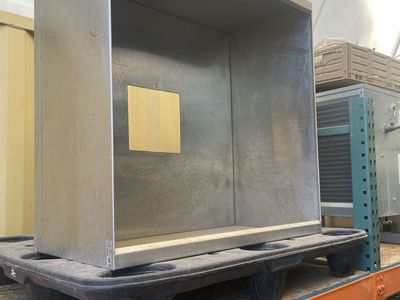 30x30 stainless steel hood.