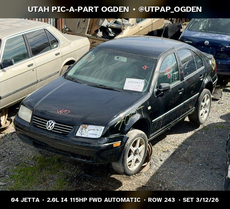 2004 Volkswagen Jetta Mk4 Parts - UTPAP Ogden