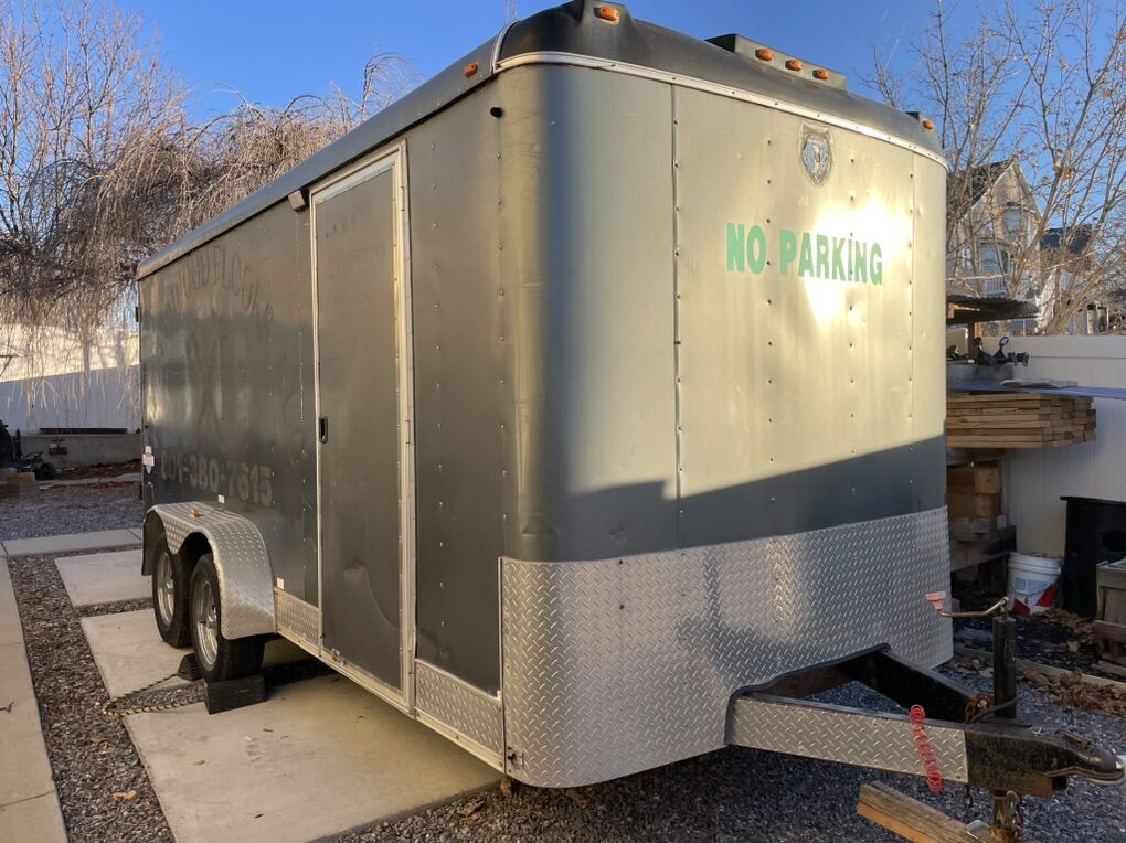 16 X 7 Double Axle Traler