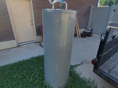 leaking water heater scrap metal