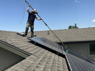 Solar Panel cleaning | Commercial Window Cleaning | Residential window cleaning