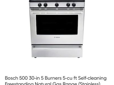 Bosch Gas Range