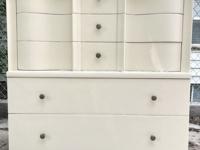 Solid wood dresser