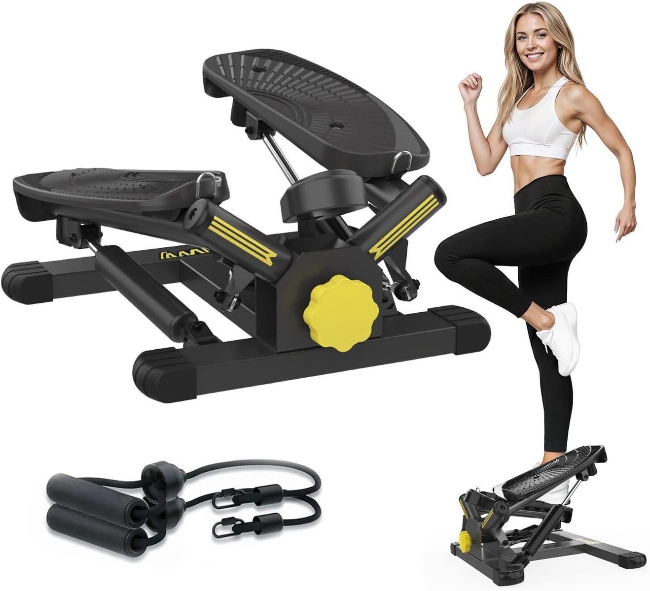 Stepper Machine w/ Resistance Bands