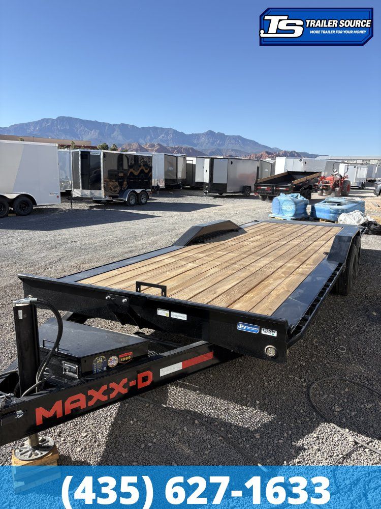 8.5x24 Maxx-D T8X Power Tilt Trailer -  17.5K GVWR - Hydraulic Jack(s)