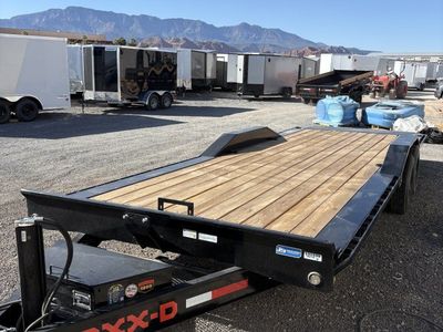 8.5x24 Maxx-D T8X Power Tilt Trailer - 17.5K GVWR - Hydraulic Jack(s)