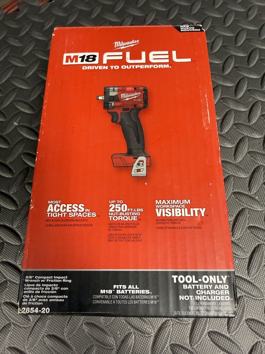 Milwaukee M18 Fuel 3/8" Compact Impact Wrench 2854-20