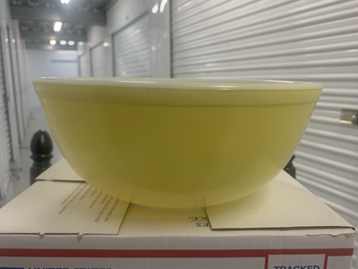 Vintage Pyrex Primary Colors Yellow Large Mixing Bowl