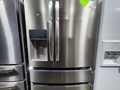 BRAND NEW! FRIGIDAIRE STAINLESS STEEL 4-DOOR FRIDGE