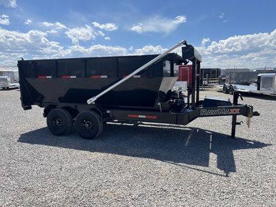 2026 RawMaxx RDX Roll Off Scissor Lift Dump Traile