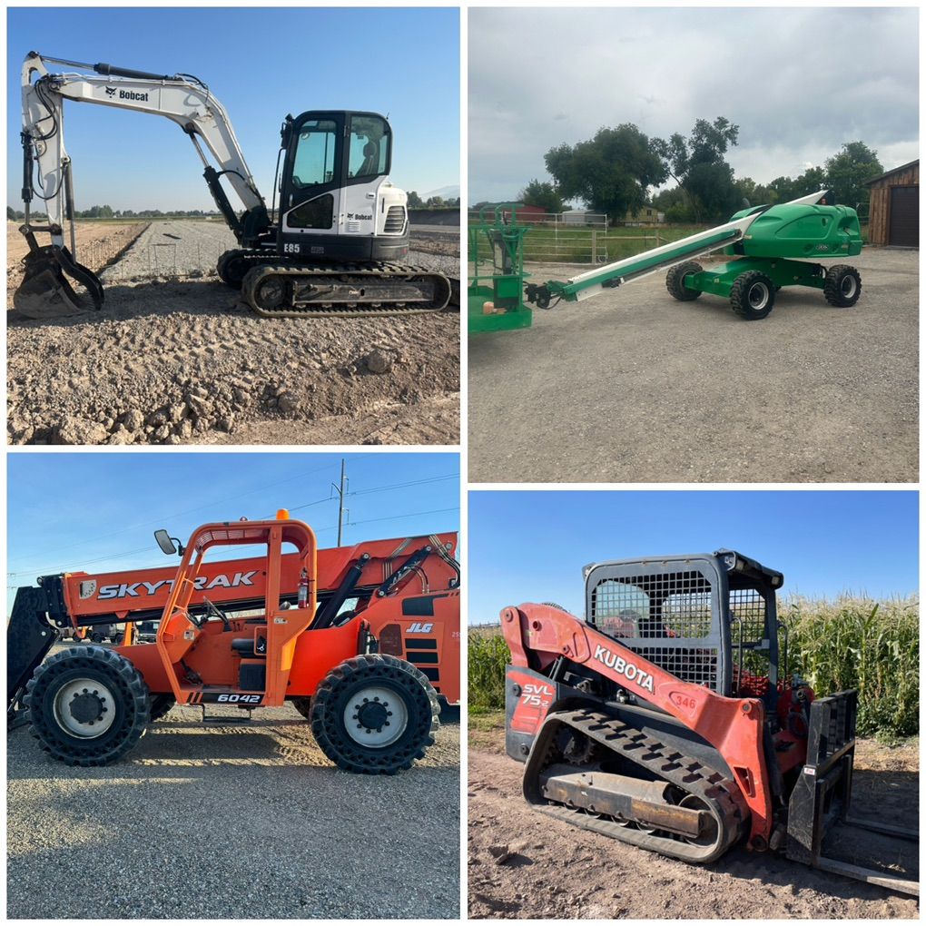 Rental Skid loader Exvavator Boom Lift Telehandler