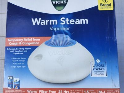 Vicks warm steam vaporizer