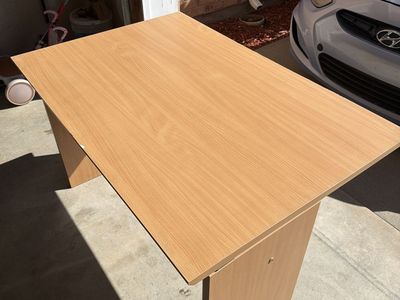 Light Wood Grain Office Desk / Study Table