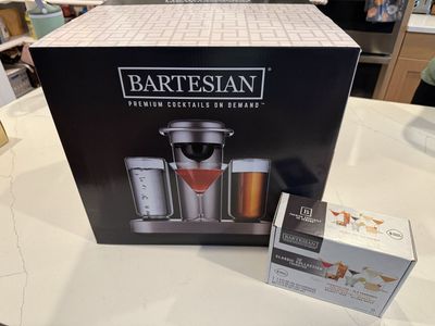 Bartesian Premium Cocktail Machine Model 55300G with Classic Collection Favorites