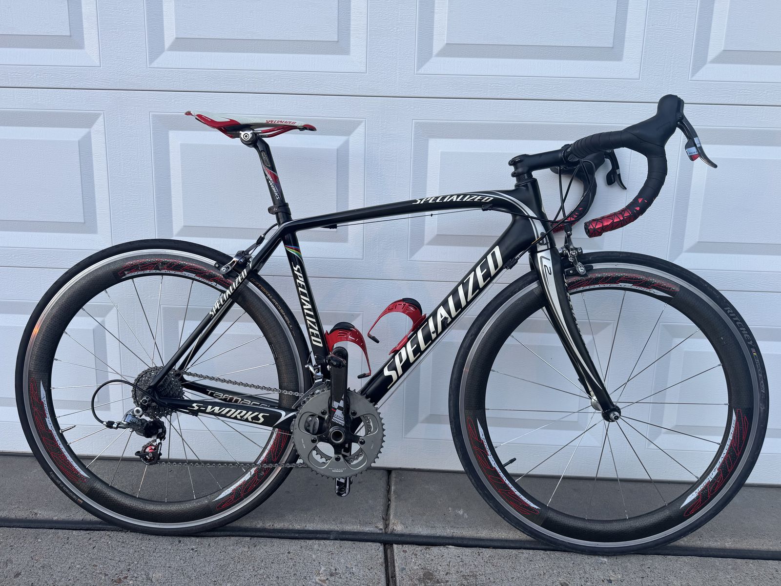 Specialized S-Works Tarmac Carbon Road Bike w/ Zipp Wheels & SRAM RED SWORKS 54cm