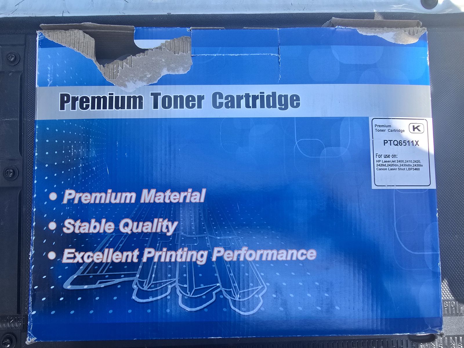 PTQ6511X High Yield Toner Cartridge for HP LaserJet 2400, 2410, 2420