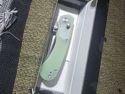 Kubey Stalker Crossbar Lock Knife Jade KU504C *OBO
