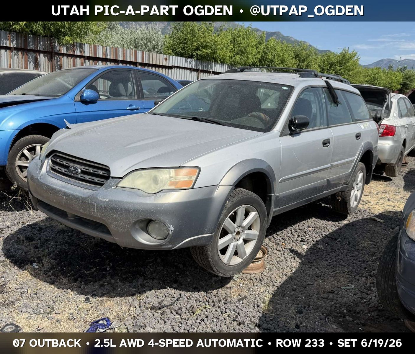 2007 Subaru Outback Parts - UTPAP Ogden